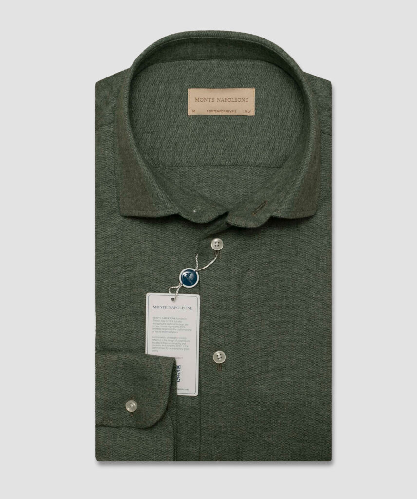 GREEN Flannel Shirt #F10