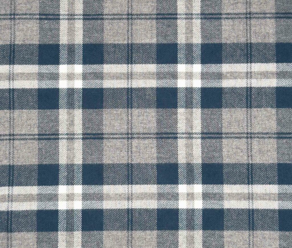 LIGHT GREY CHECKED GREEN Flannel Shirt #F18