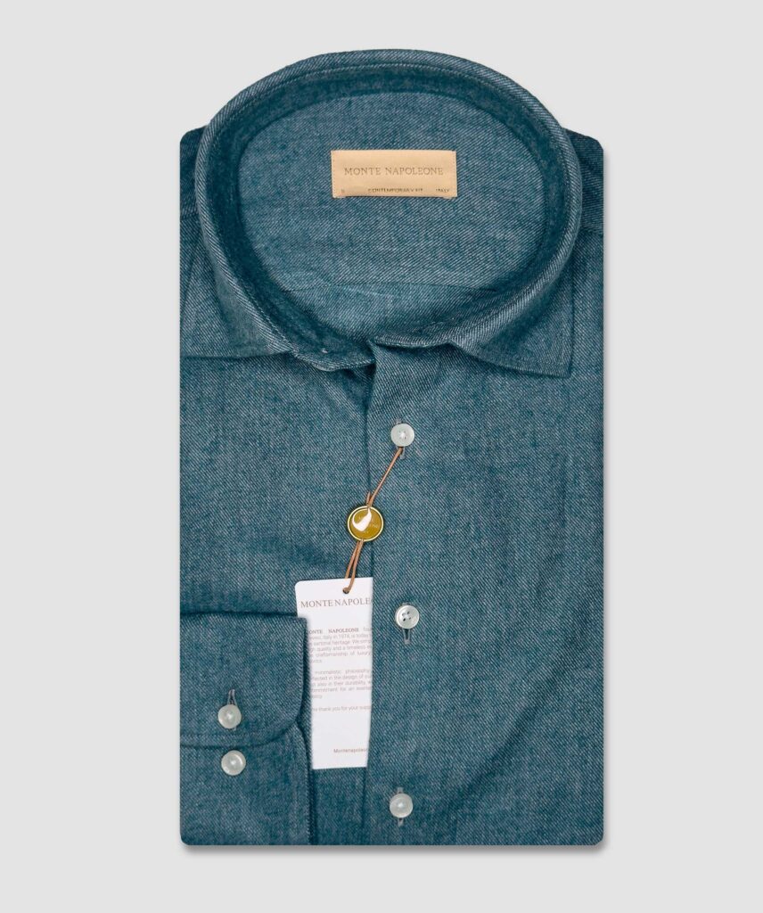 EMERALD GREEN Flannel Shirt #F9