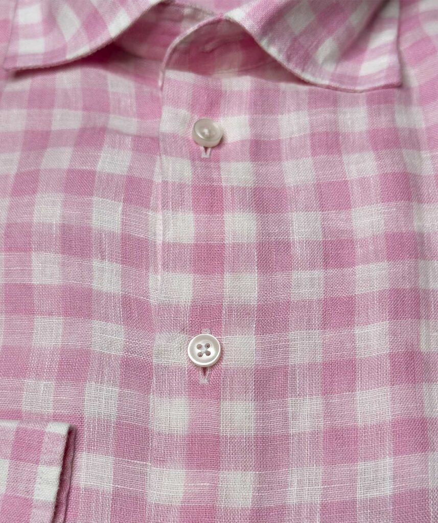 ROSA STOR RUTETE Linskjorte #L19