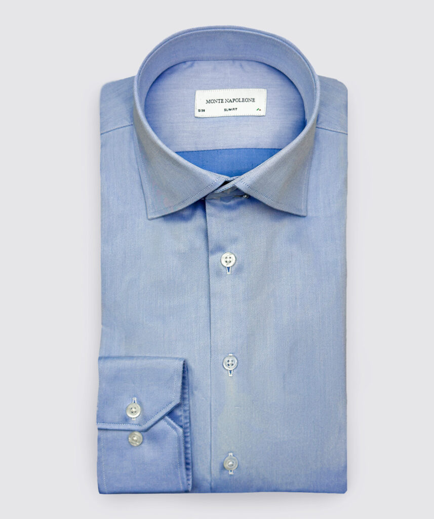 NEW LYSEBLÅ 2-PLY Business skjorte #B11