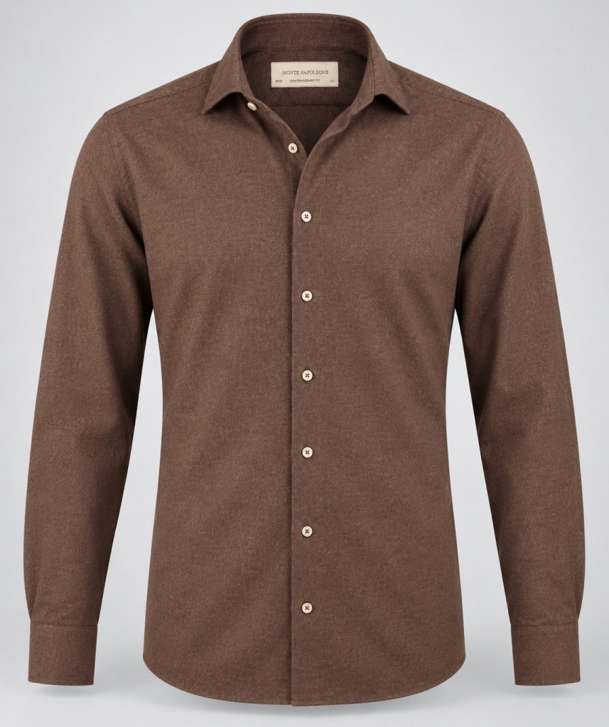Brown Flannel Shirt F97